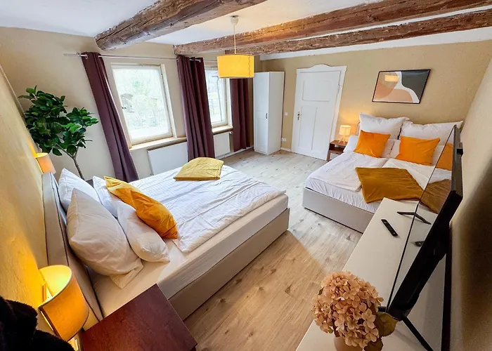 Haus Ludwig - Saniertes Fachwerkhaus Im Harz - 12 Personen * Thale